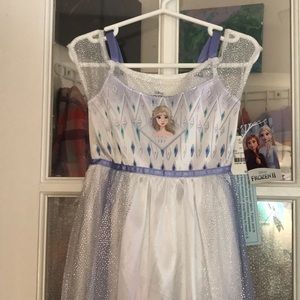 NWT Disney Frozen 2 Elsa Gown 3T nightgown pajamas